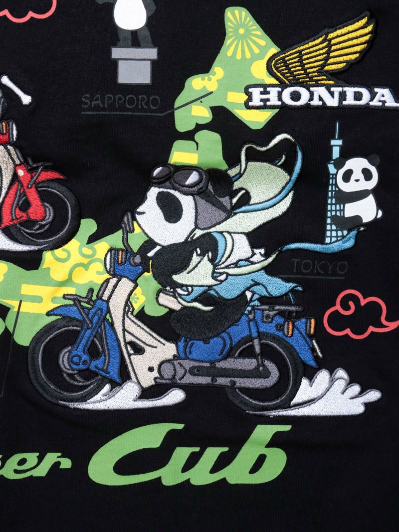 【HONDA×PANDIESTA JAPAN】“SUPER CUB”刺繍入りTシャツ2