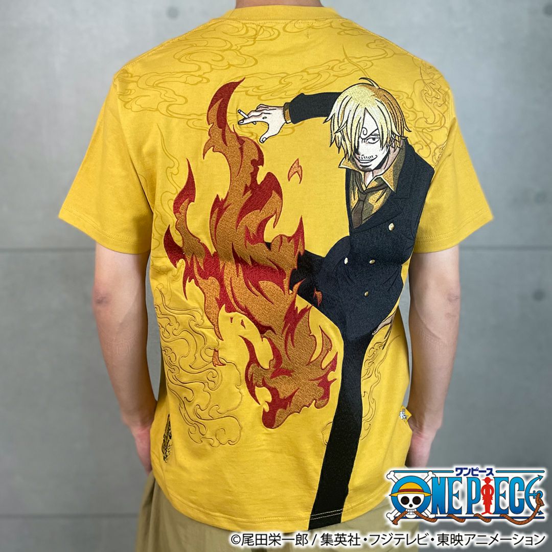 【絡繰魂・粋×ONE PIECE】“サンジ”黒足 Tee