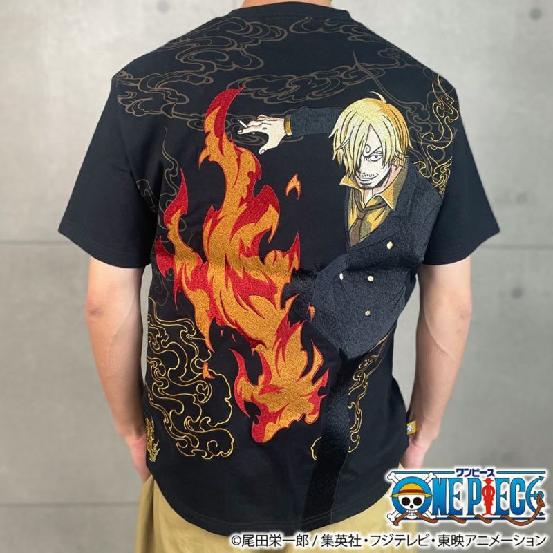 【絡繰魂・粋×ONE PIECE】“サンジ”黒足 Tee