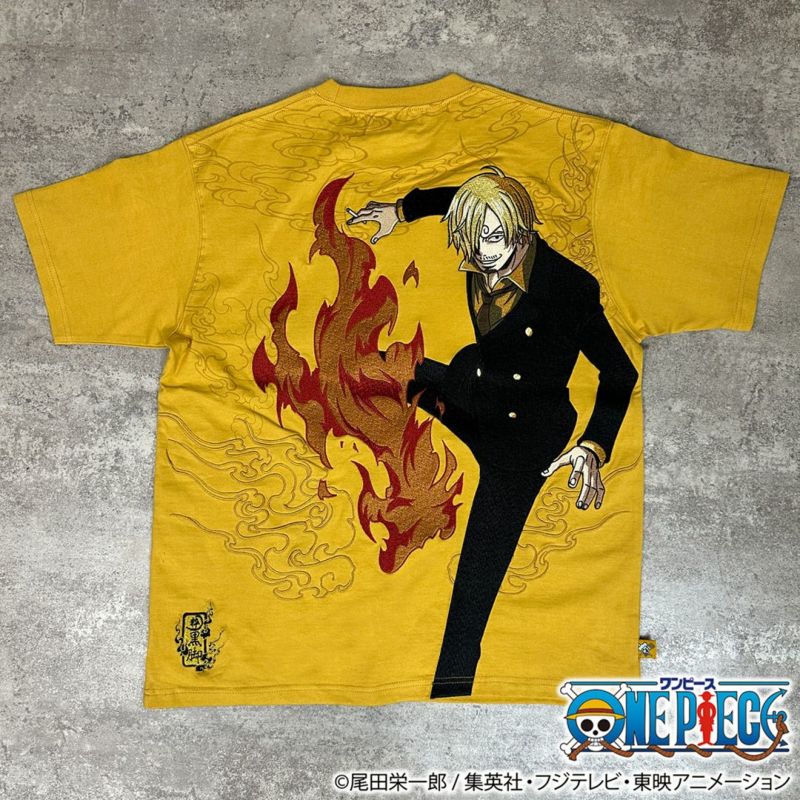【絡繰魂・粋×ONE PIECE】“サンジ”黒足 Tee