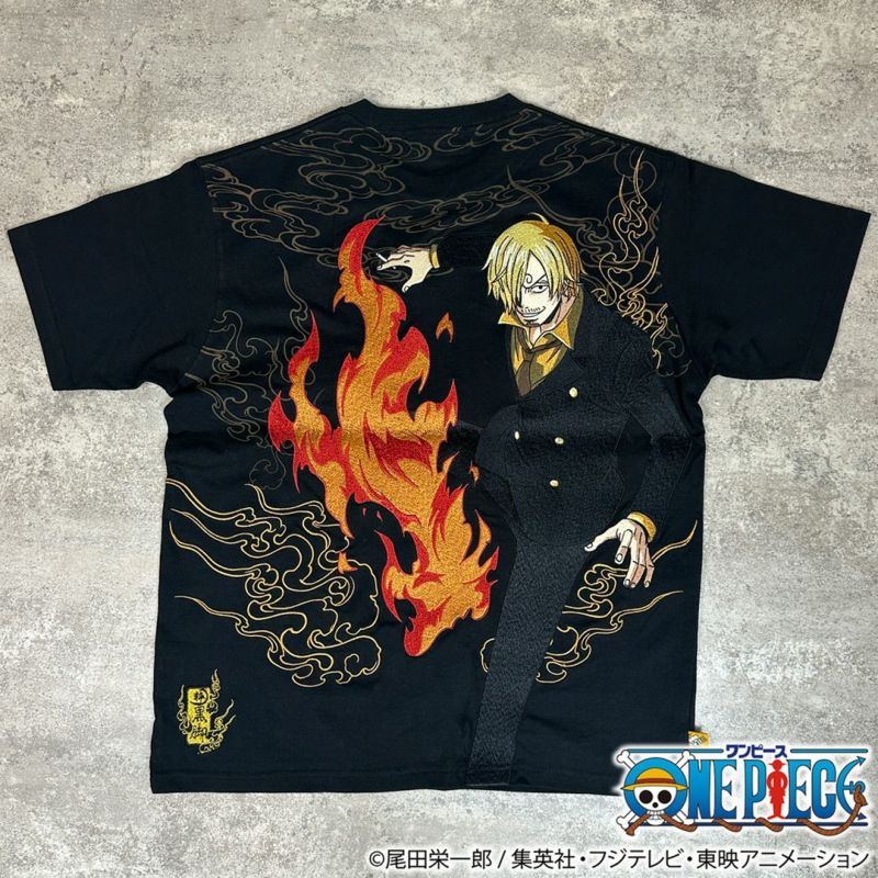 【絡繰魂・粋×ONE PIECE】“サンジ”黒足 Tee