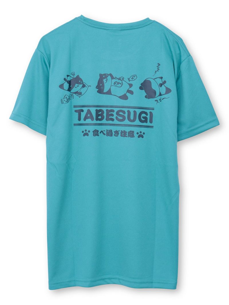 【NECOBUCHI-SAN】“にょんびりするニャ～”猫渕さんプリントDRYメッシュ素材Tシャツ