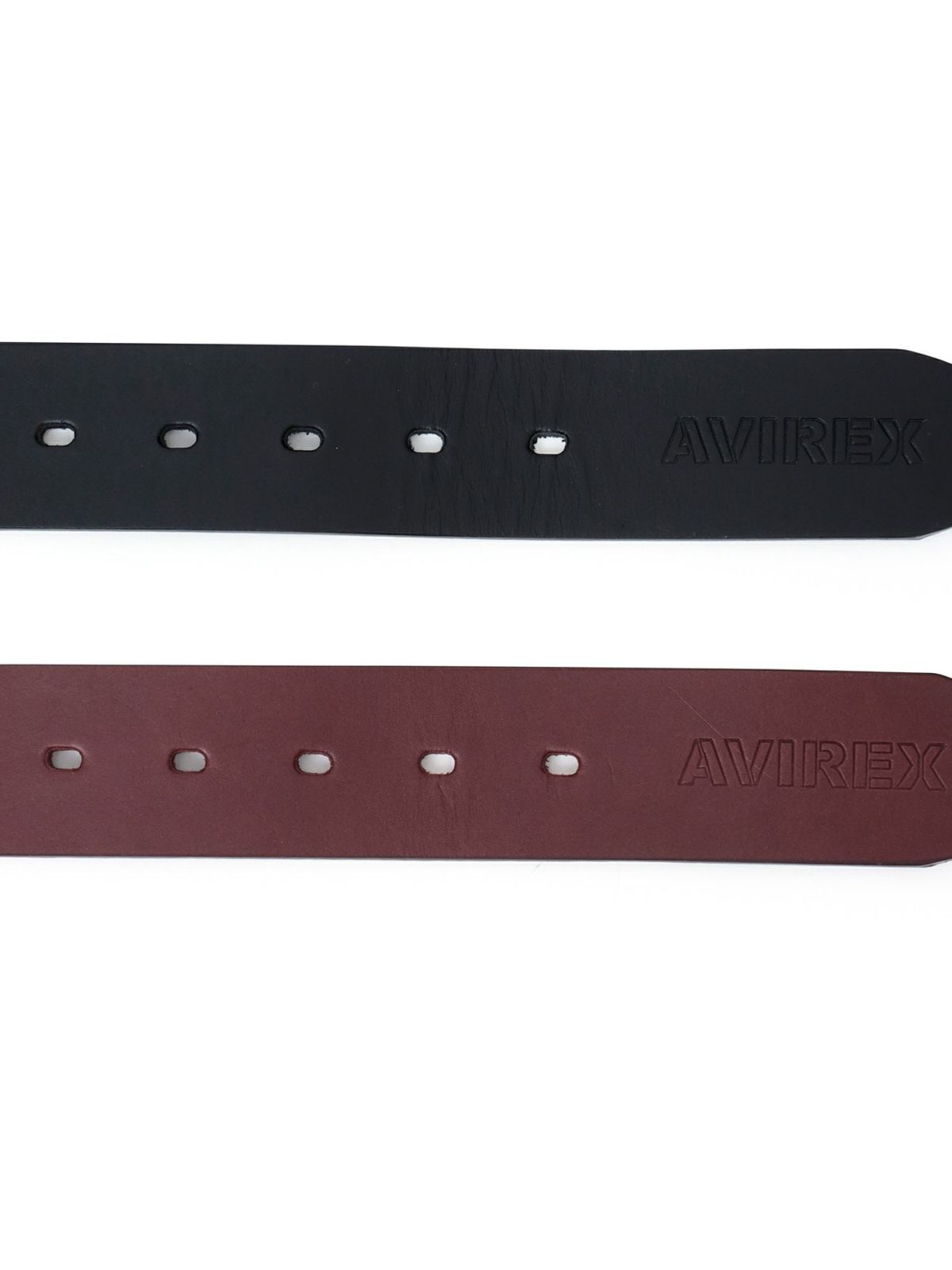 【AVIREX】AIR FORCE MARK BUCKLE COW LEATHER BELT〔LIMITED〕