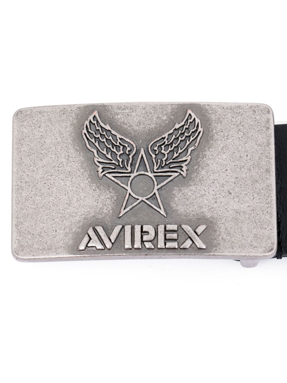 【AVIREX】AIR FORCE MARK BUCKLE COW LEATHER BELT〔LIMITED〕