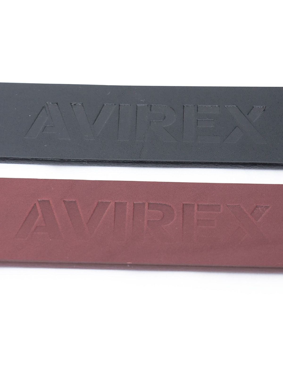 【AVIREX】AIR FORCE MARK BUCKLE COW LEATHER BELT〔LIMITED〕