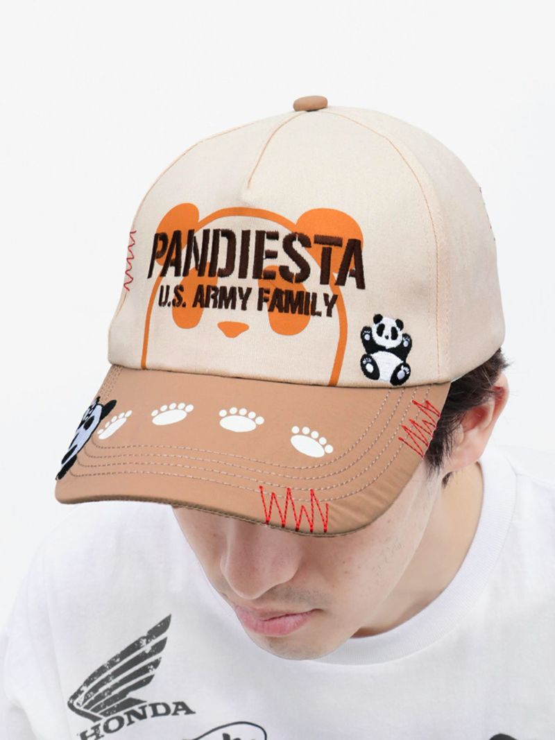 【PANDIESTA JAPAN】ナイロン切り替えミリタリーキャップ