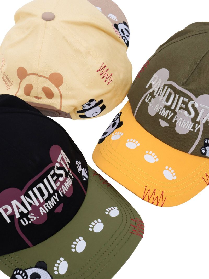 【PANDIESTA JAPAN】ナイロン切り替えミリタリーキャップ