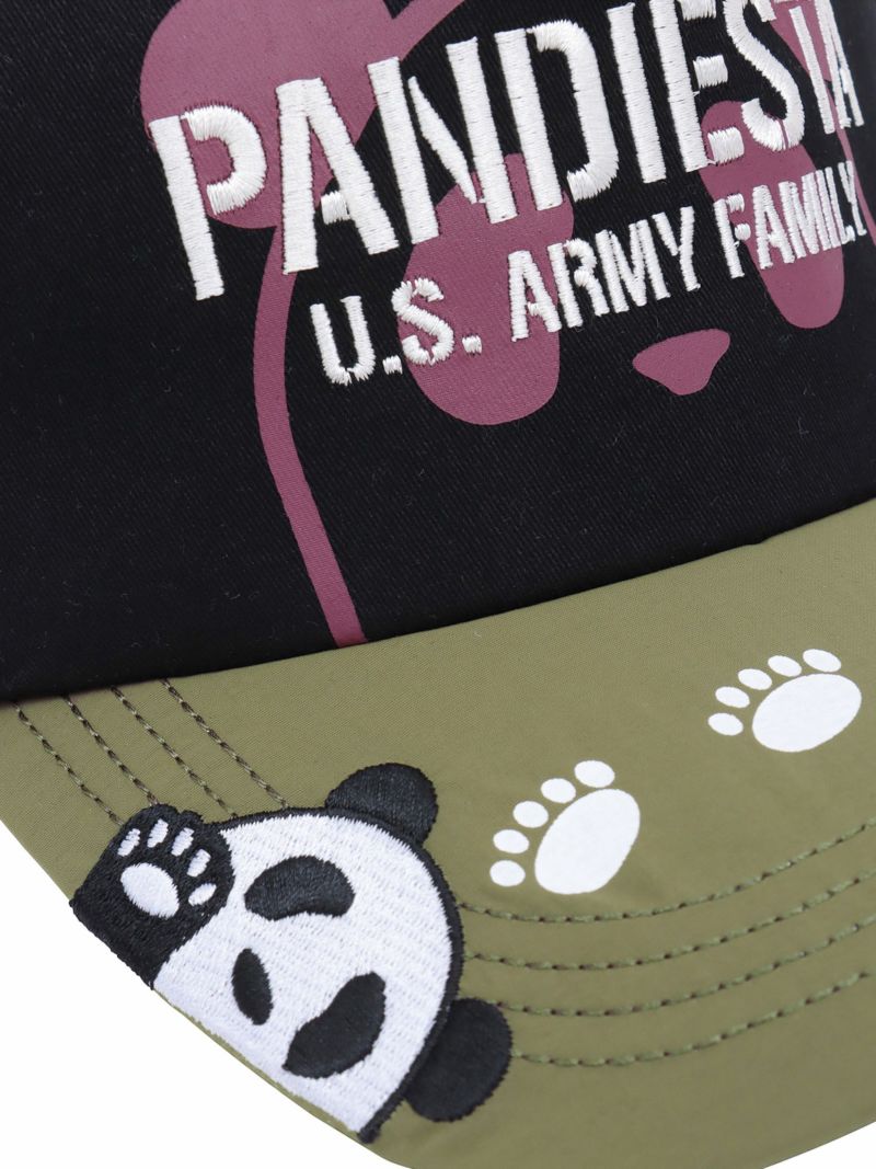 【PANDIESTA JAPAN】ナイロン切り替えミリタリーキャップ
