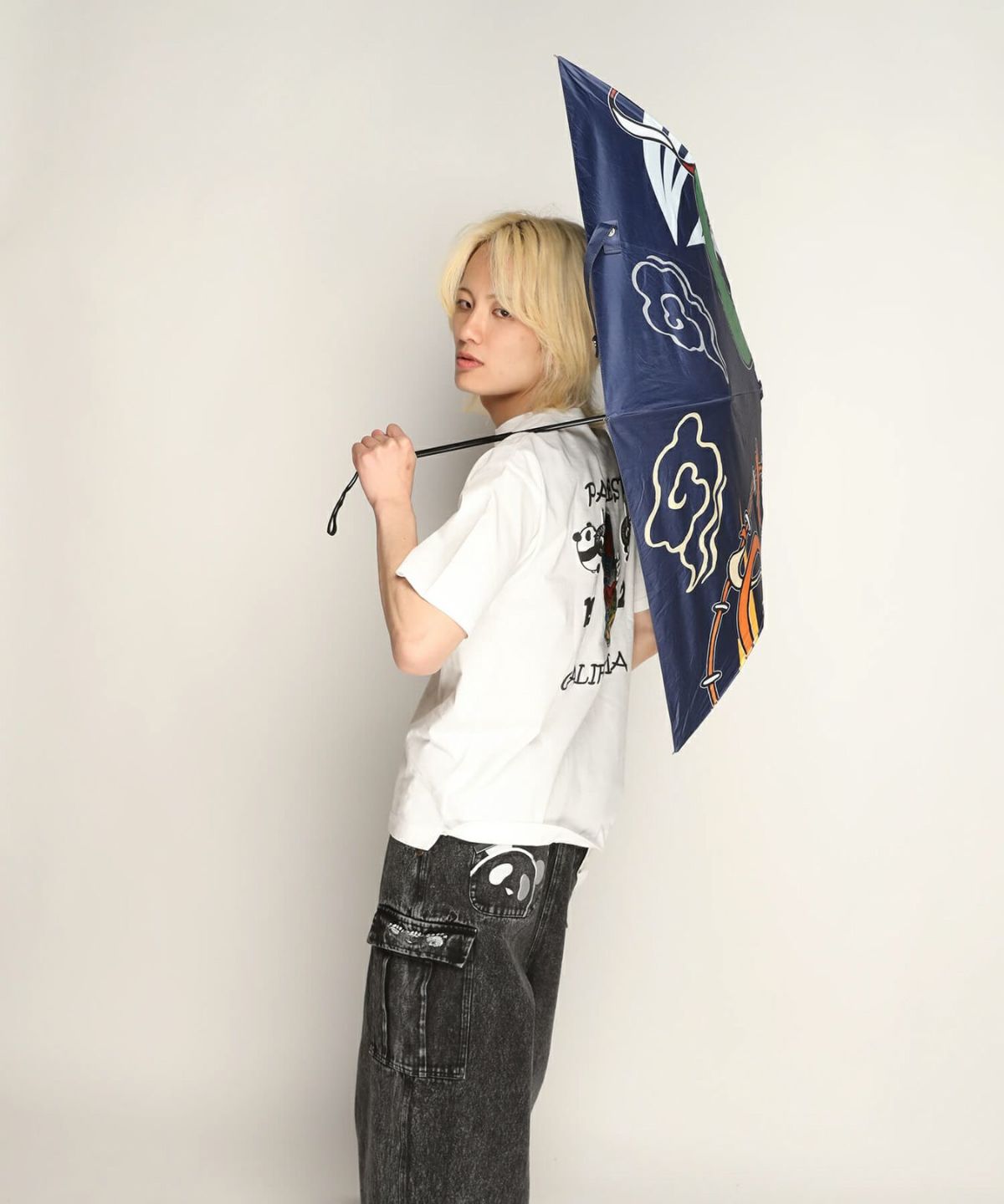 【PANDIESTA JAPAN】“風神雷神”晴雨兼用折りたたみ傘