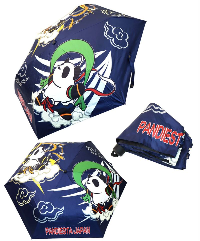 【PANDIESTA JAPAN】“風神雷神”晴雨兼用折りたたみ傘