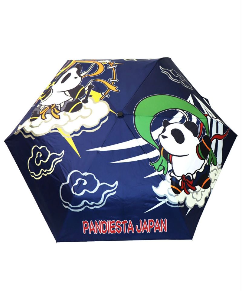 【PANDIESTA JAPAN】“風神雷神”晴雨兼用折りたたみ傘
