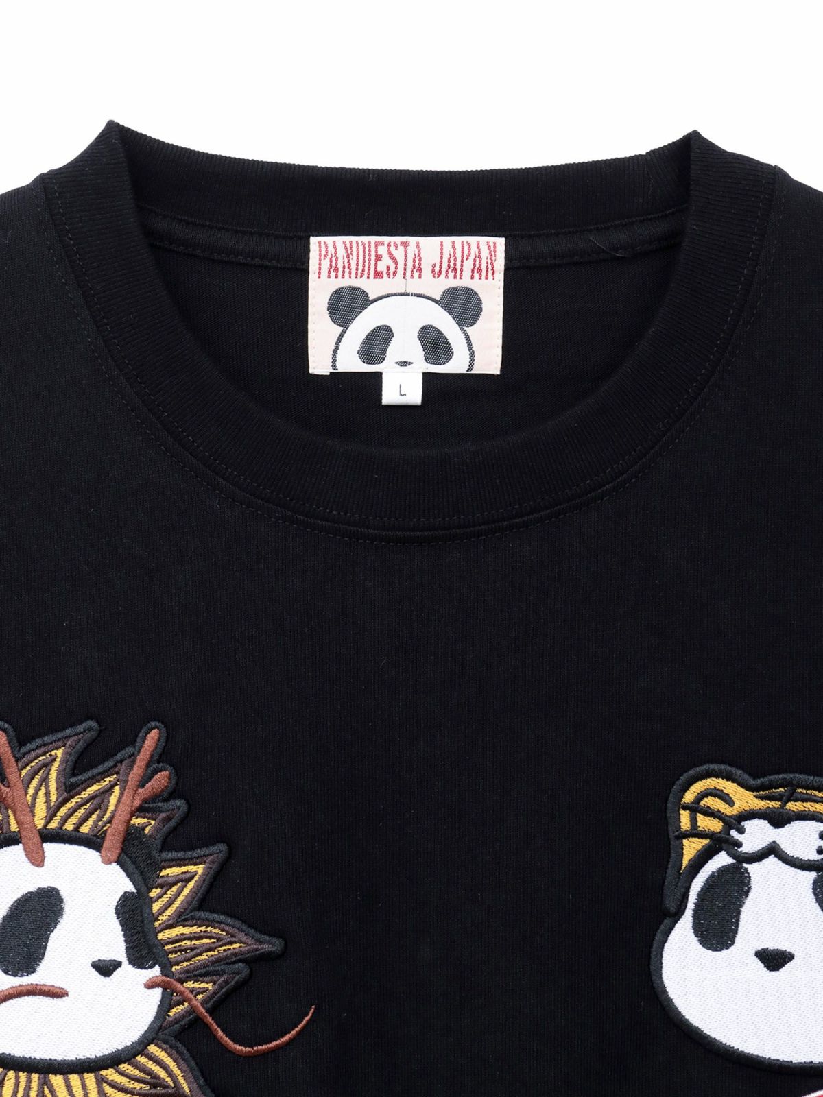 【PANDIESTA JAPAN】“なりきり龍虎パンダ”刺入りTシャツ