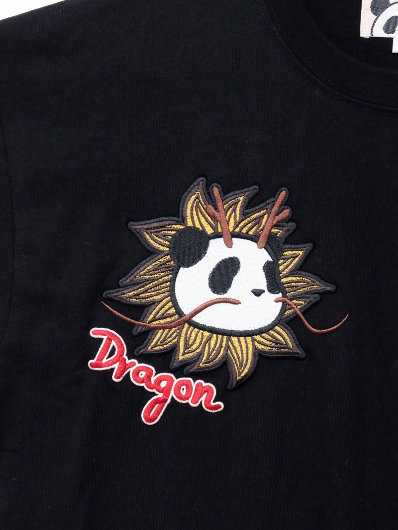 【PANDIESTA JAPAN】“なりきり龍虎パンダ”刺入りTシャツ