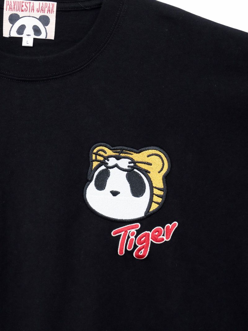 【PANDIESTA JAPAN】“なりきり龍虎パンダ”刺入りTシャツ