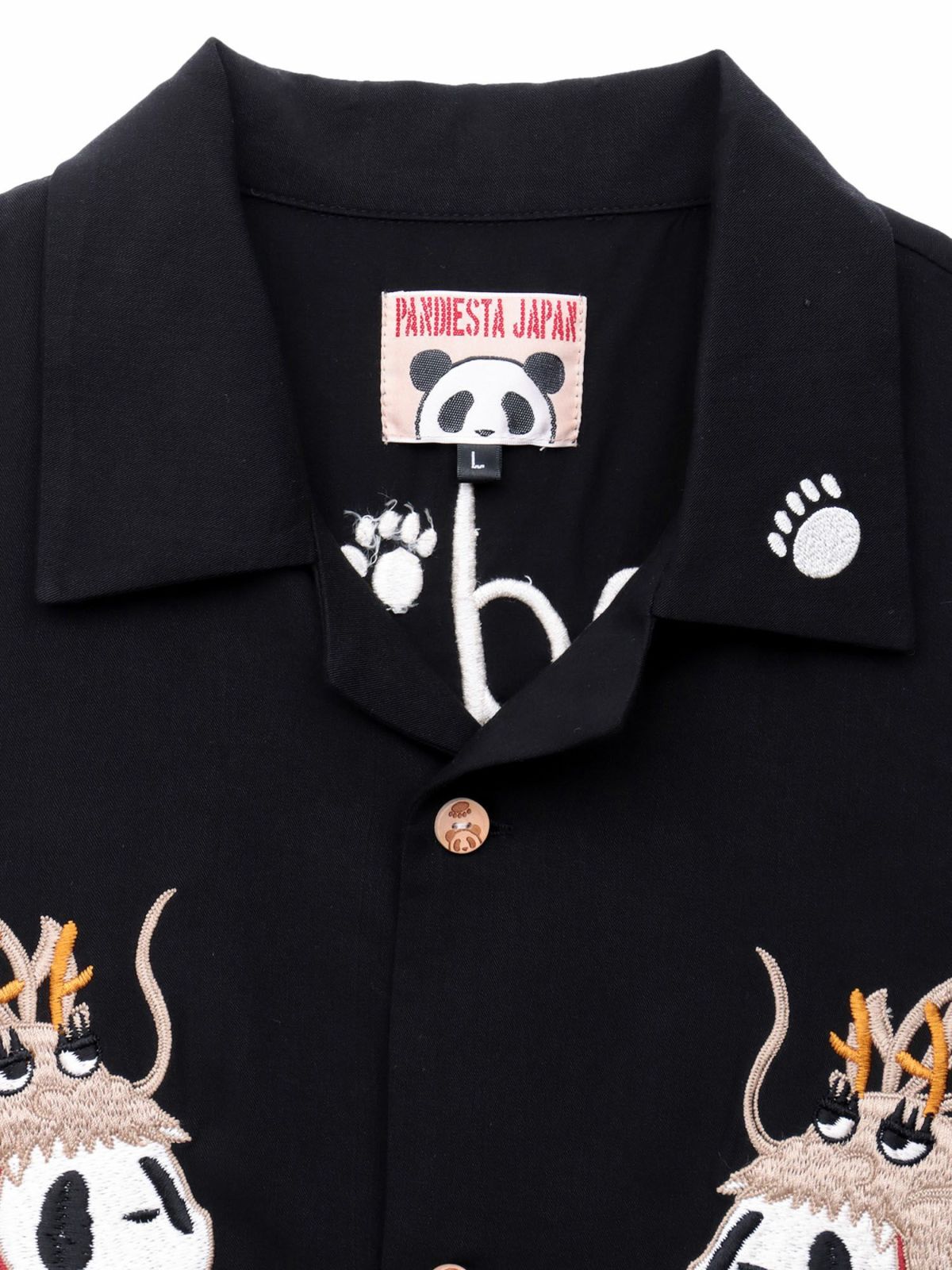 【PANDIESTA JAPAN】“パンドラゴン”総刺繍 半袖シャツ