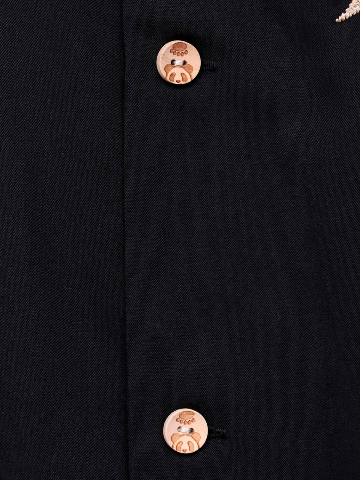 【PANDIESTA JAPAN】“パンドラゴン”総刺繍 半袖シャツ