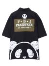 【PANDIESTA JAPAN】ナイロン切替 半袖ミリタリーシャツ