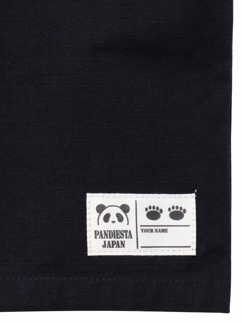 【PANDIESTA JAPAN】ナイロン切替 半袖ミリタリーシャツ