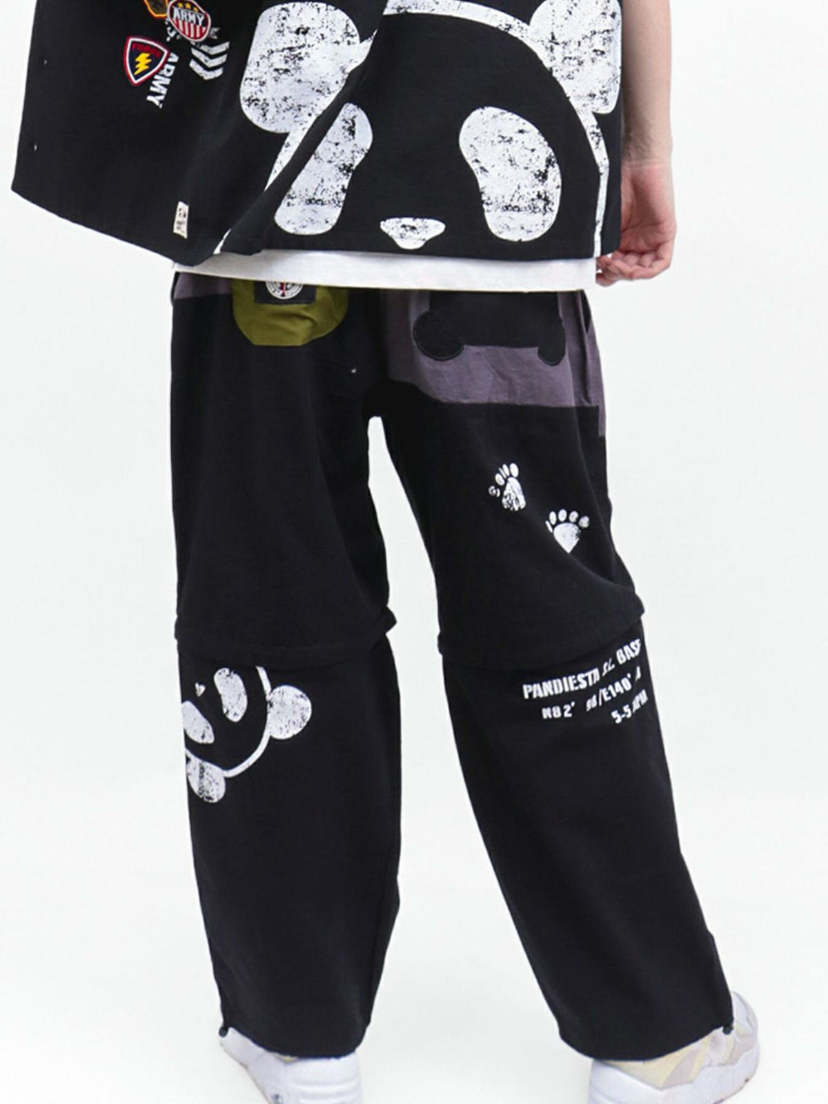 【PANDIESTA JAPAN】ナイロン切替ミリタリー2WAYパンツ