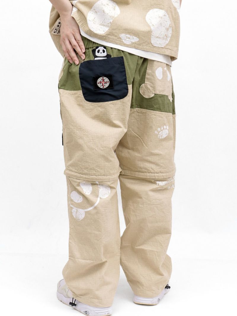 【PANDIESTA JAPAN】ナイロン切替ミリタリー2WAYパンツ