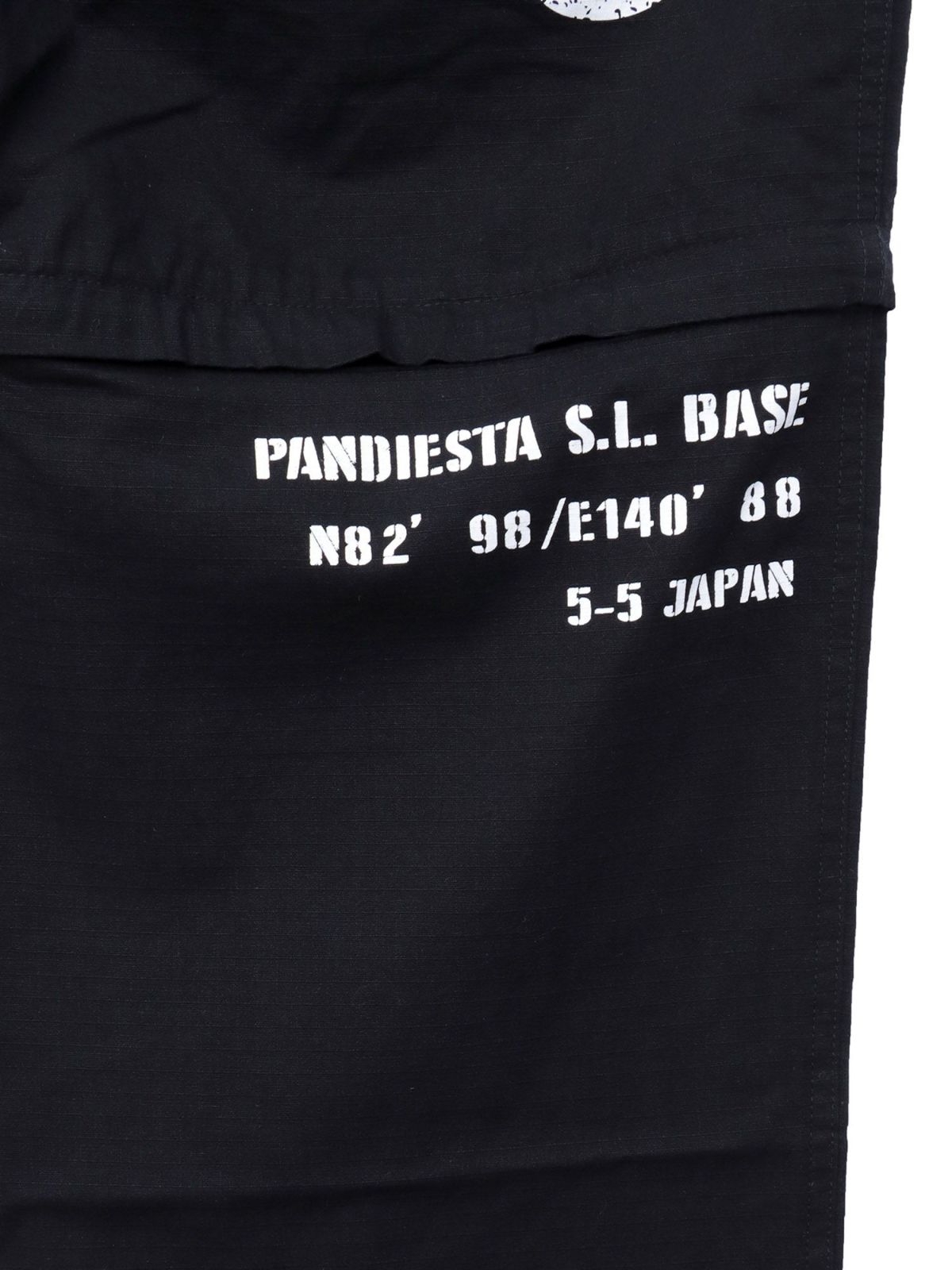 【PANDIESTA JAPAN】ナイロン切替ミリタリー2WAYパンツ