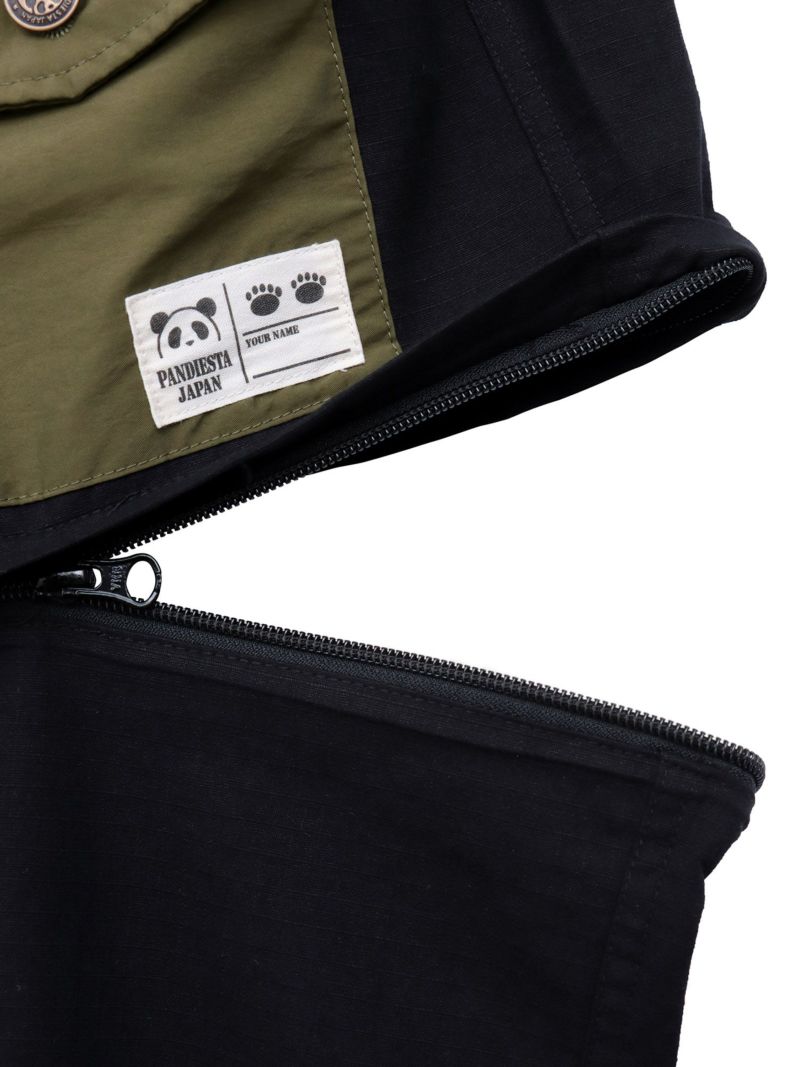 【PANDIESTA JAPAN】ナイロン切替ミリタリー2WAYパンツ