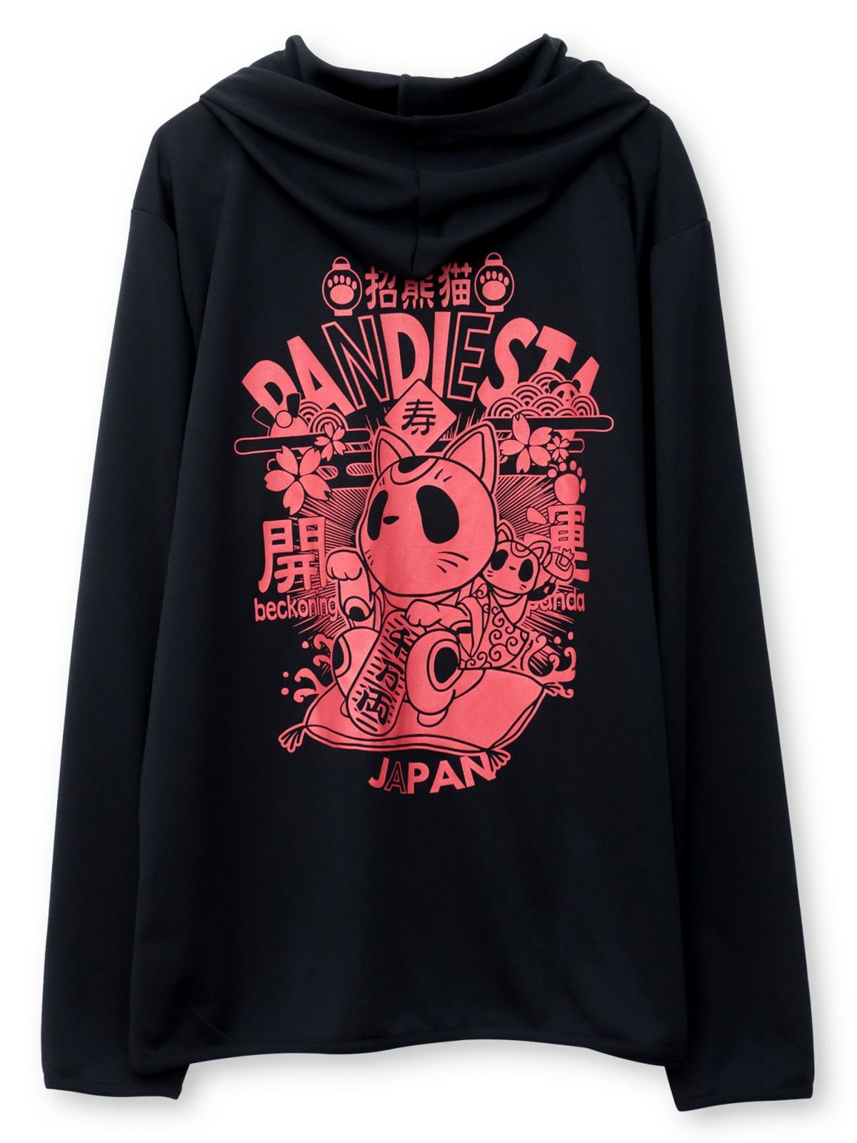 【PANDIESTA JAPAN】“招き熊猫”DRYメッシュ素材ZIPパーカー