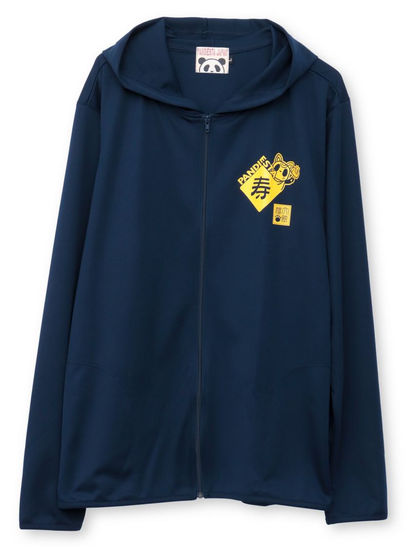 【PANDIESTA JAPAN】“招き熊猫”DRYメッシュ素材ZIPパーカー