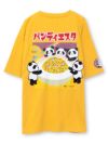 【PANDIESTA JAPAN】“ごちそうパンダ”刺入りポケットTシャツ