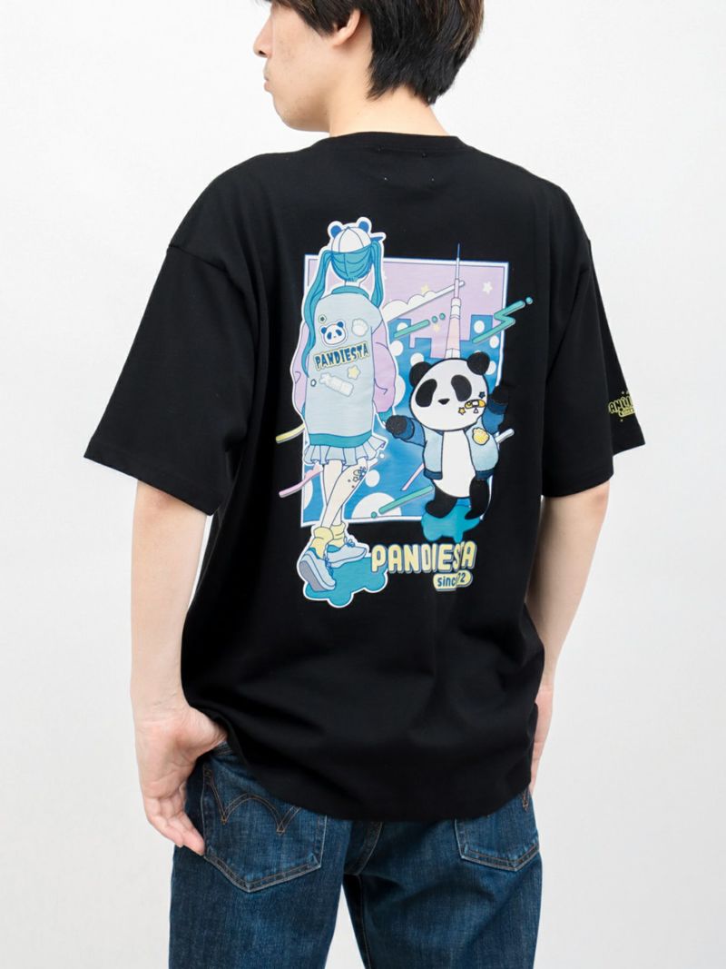 【PANDIESTA JAPAN】“PDJガールPart2”刺入りTシャツ