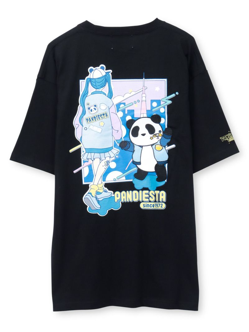 【PANDIESTA JAPAN】“PDJガールPart2”刺入りTシャツ