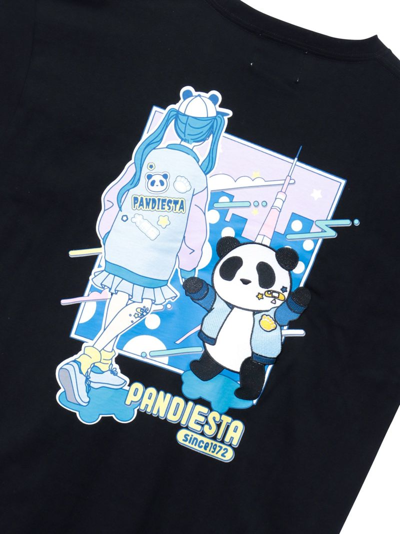 【PANDIESTA JAPAN】“PDJガールPart2”刺入りTシャツ