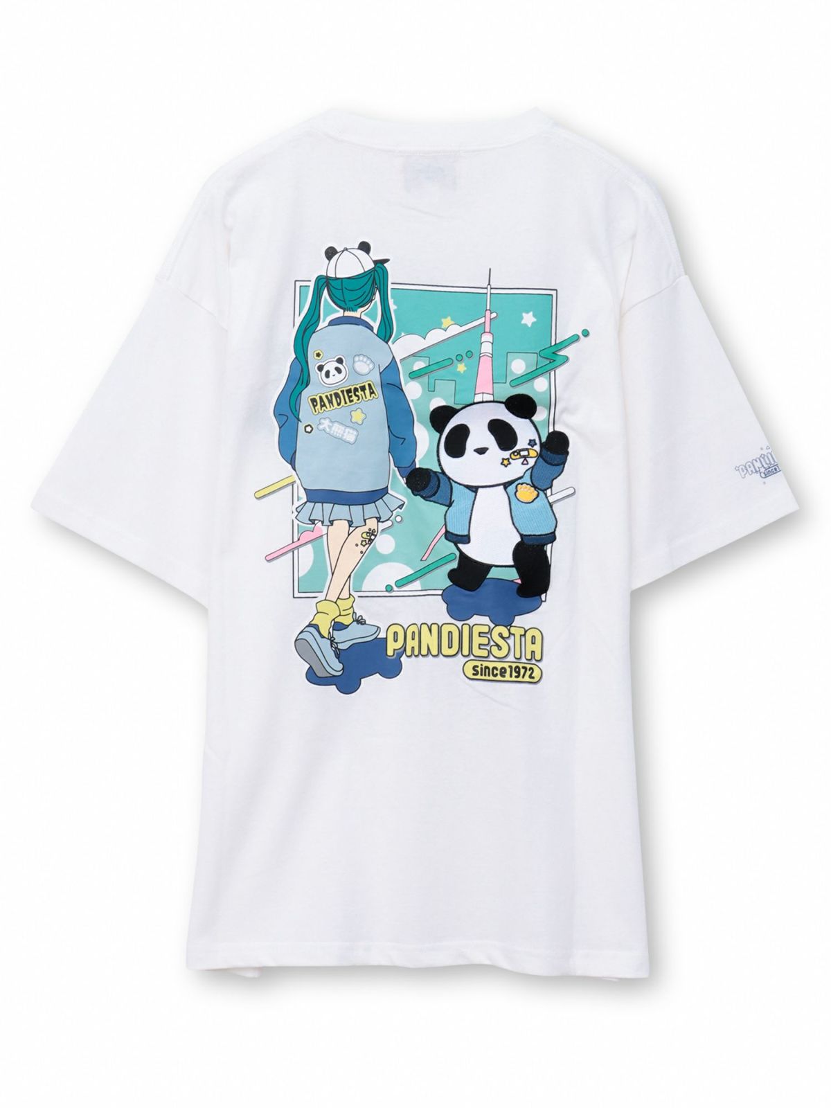 【PANDIESTA JAPAN】“PDJガールPart2”刺入りTシャツ