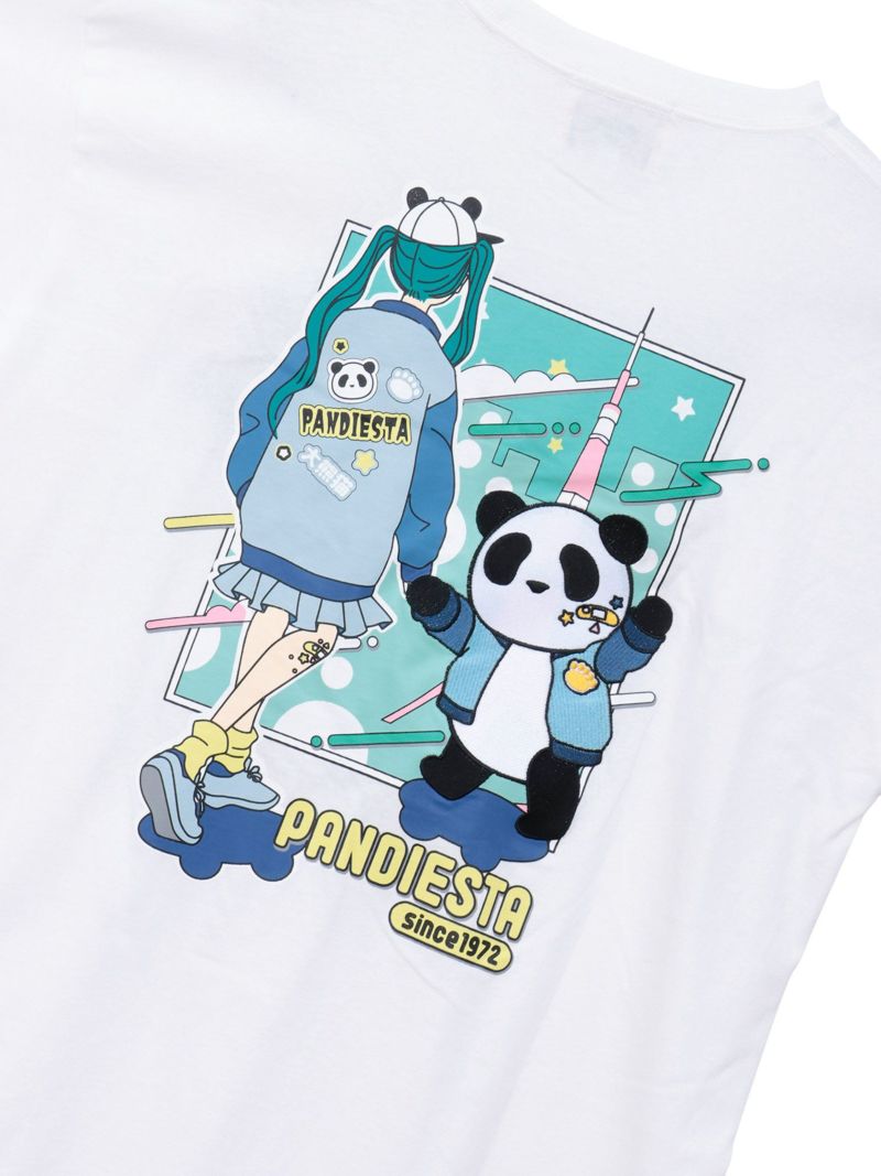 【PANDIESTA JAPAN】“PDJガールPart2”刺入りTシャツ
