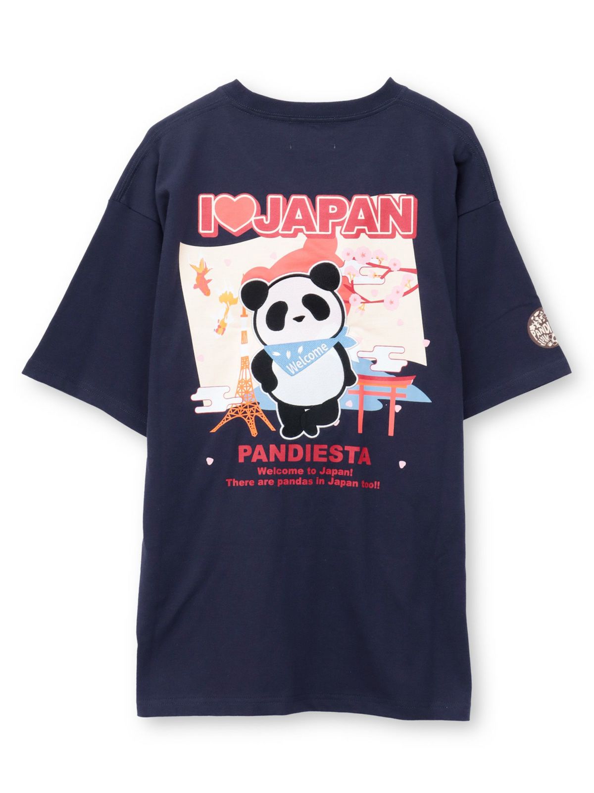 【PANDIESTA JAPAN】“YOKOSO JAPAN”刺入りTシャツ