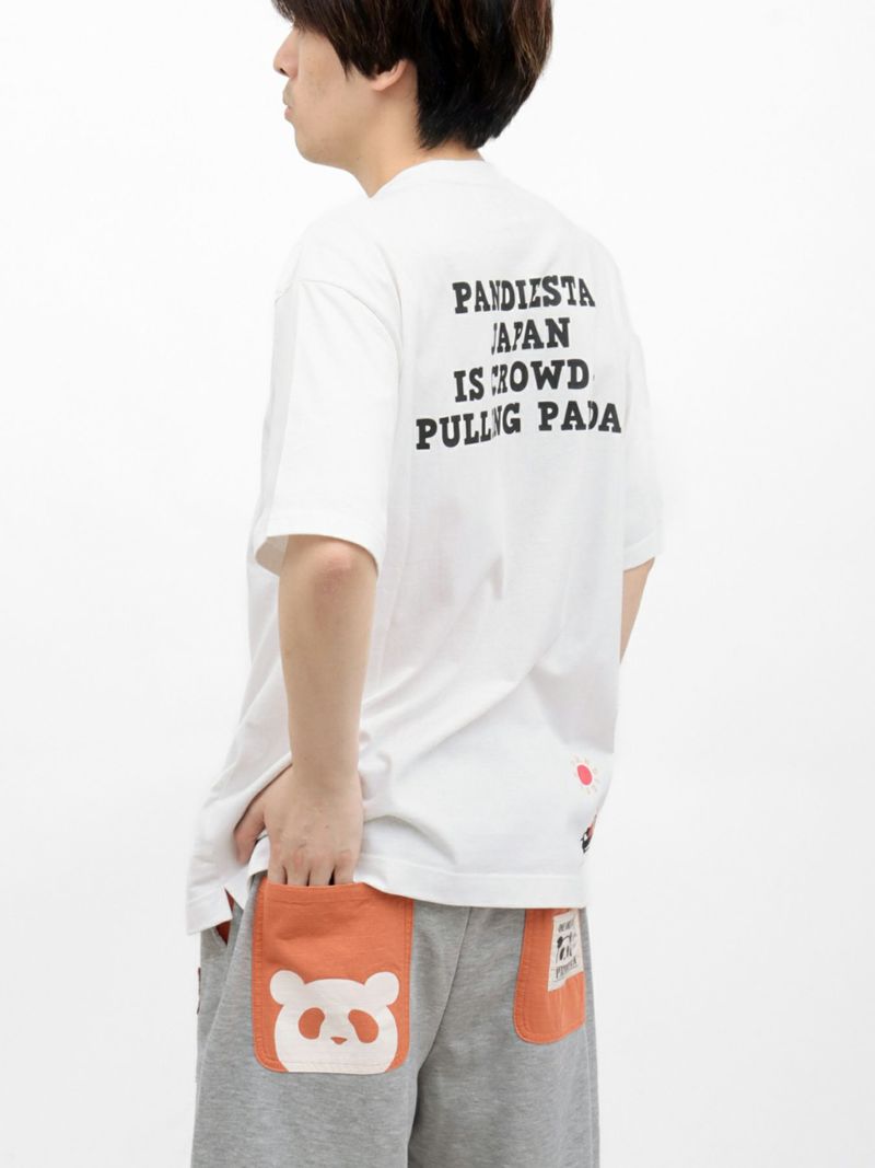 【PANDIESTA JAPAN】“日焼けパンダ”刺入りTシャツ