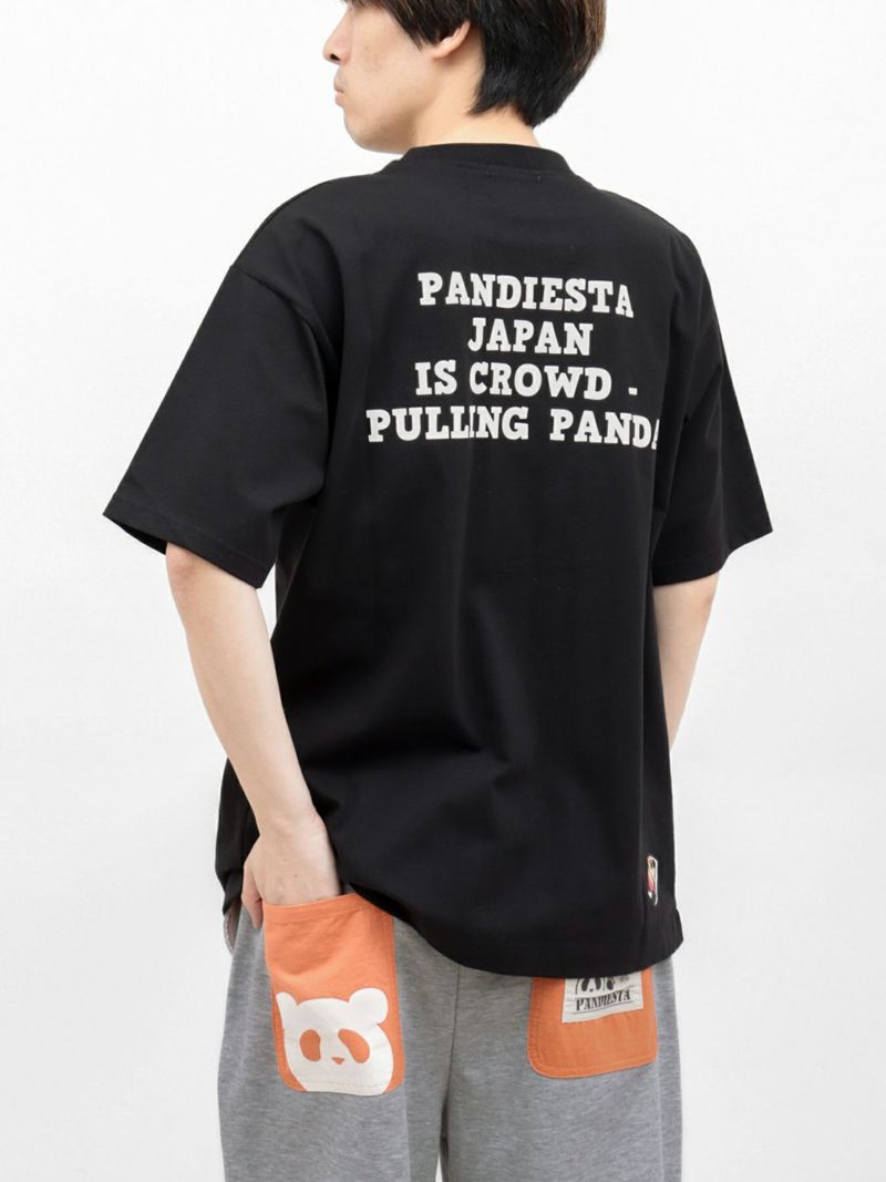 【PANDIESTA JAPAN】“日焼けパンダ”刺入りTシャツ