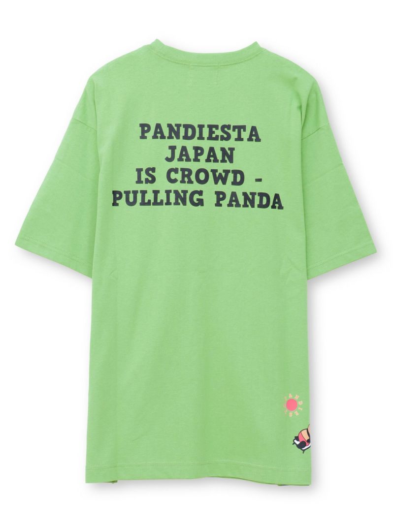 【PANDIESTA JAPAN】“日焼けパンダ”刺入りTシャツ