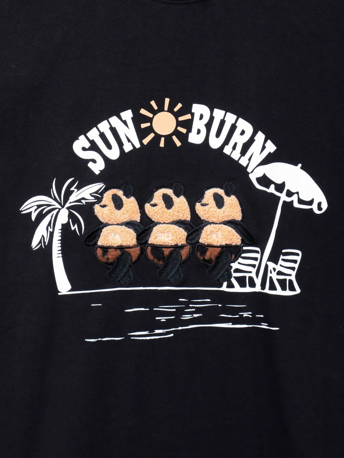 【PANDIESTA JAPAN】“日焼けパンダ”刺入りTシャツ