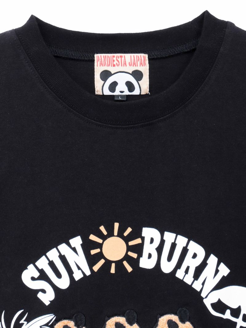【PANDIESTA JAPAN】“日焼けパンダ”刺入りTシャツ