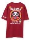 【PANDIESTA JAPAN】“熊猫大吉だるま”刺入りTシャツ