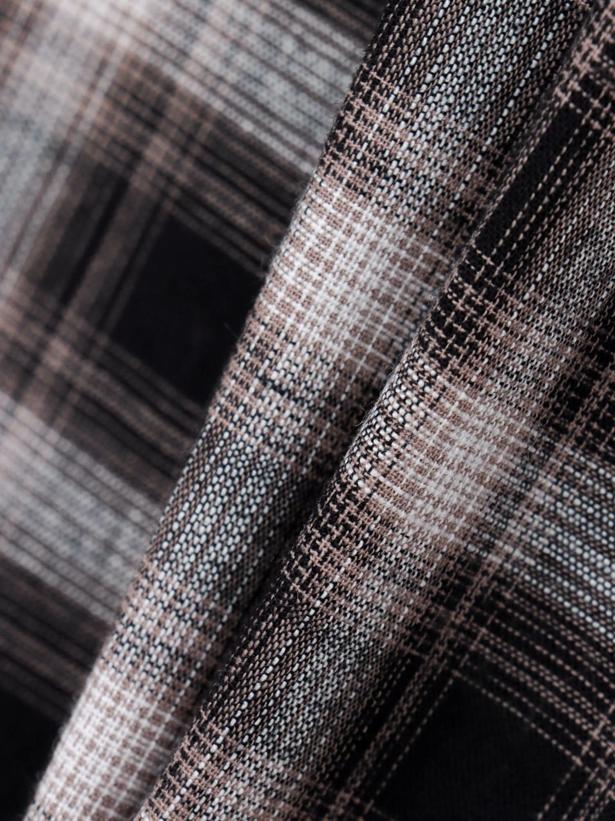 【moz】フード脱着 半袖チェックシャツ〔別注〕