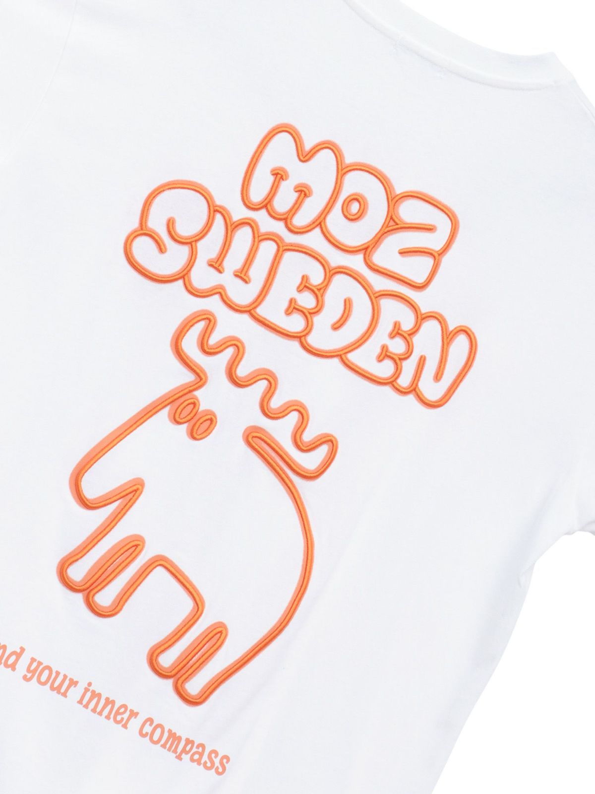  【moz】エルクネオンカラー刺繍入りTシャツ〔別注〕