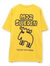  【moz】エルクネオンカラー刺繍入りTシャツ〔別注〕