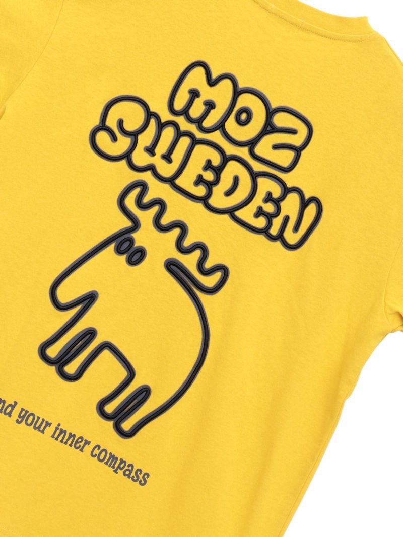  【moz】エルクネオンカラー刺繍入りTシャツ〔別注〕