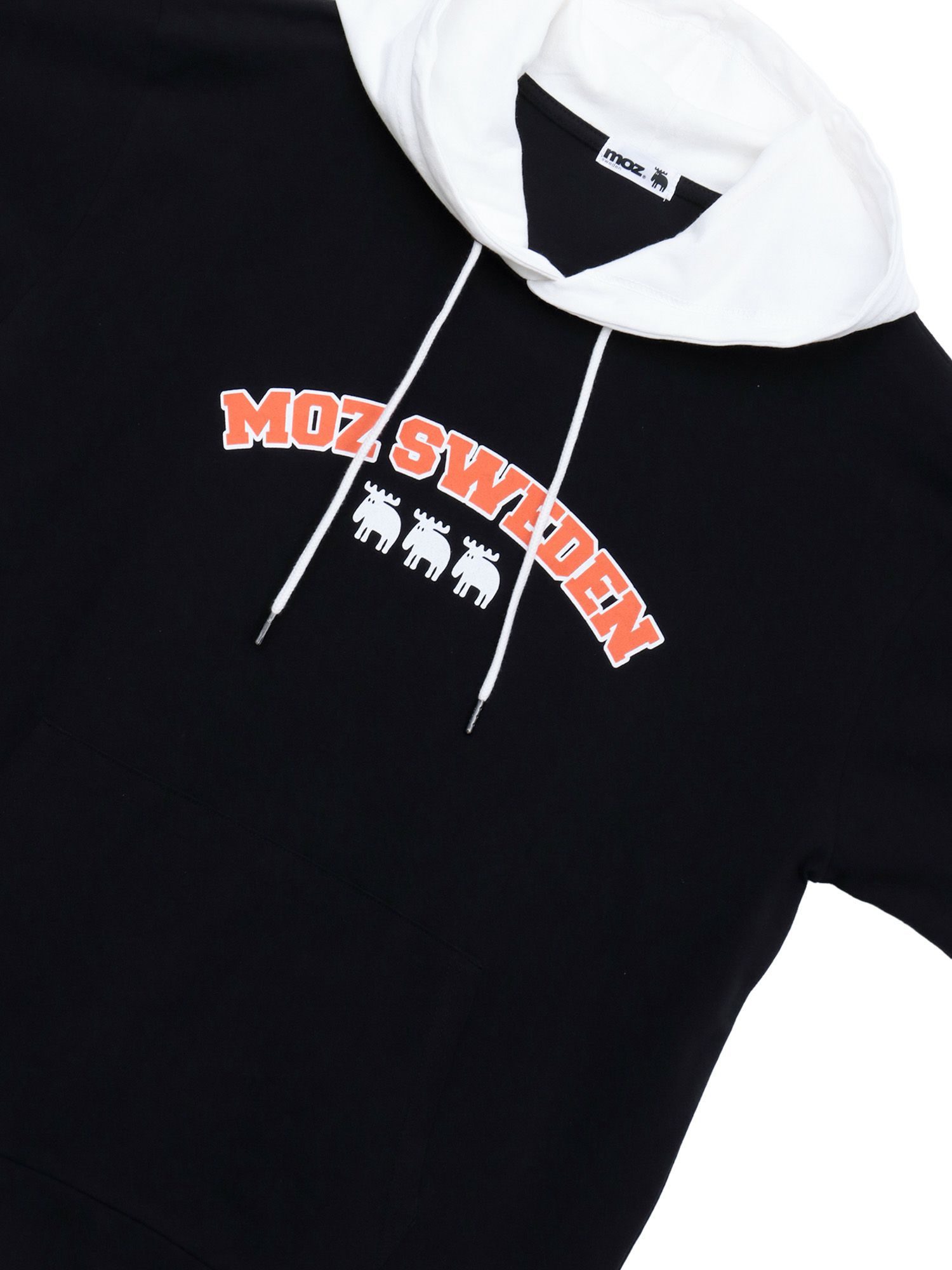 【moz】エルクロゴプリント 半袖Tパーカー〔別注〕