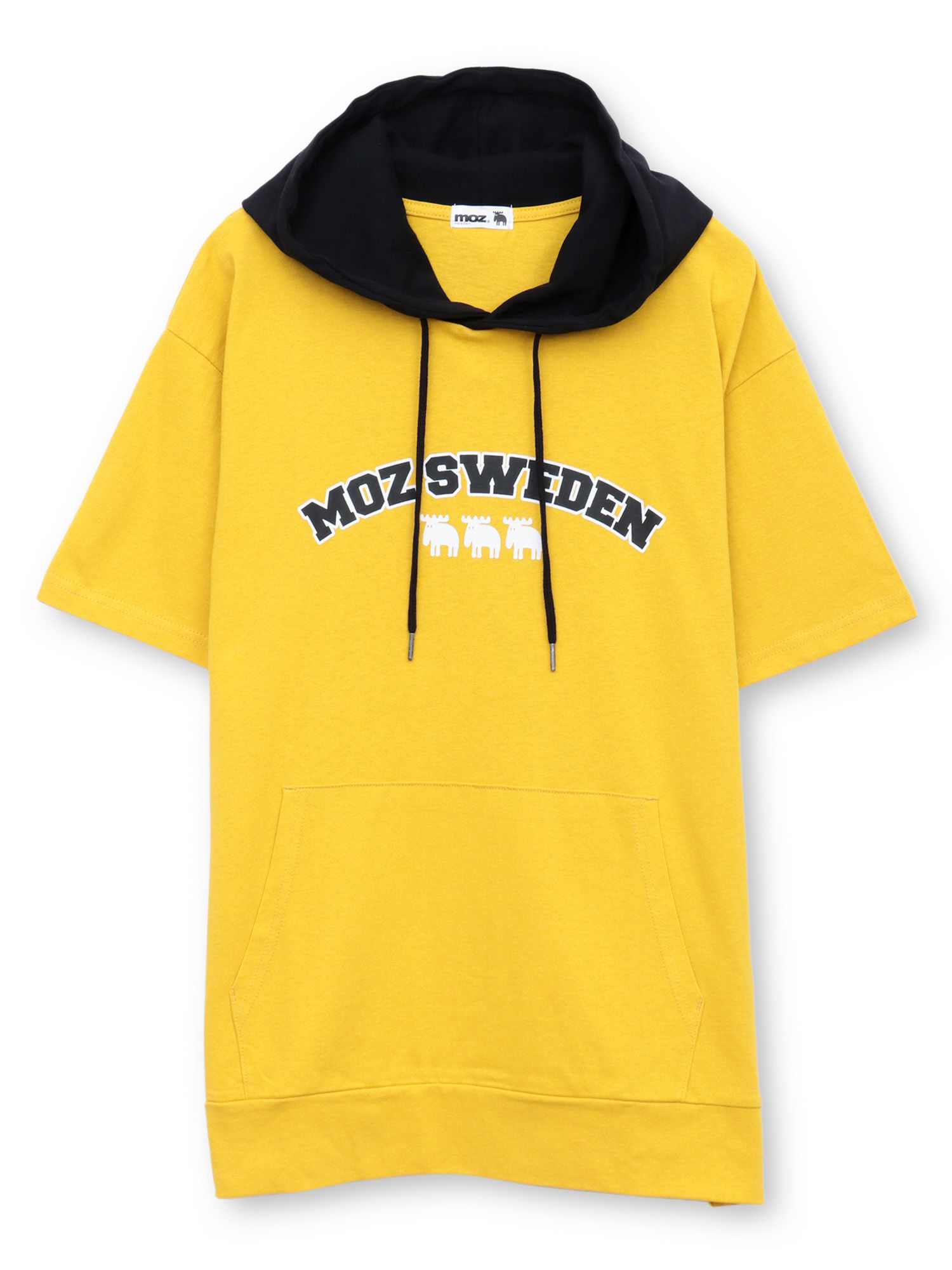 【moz】エルクロゴプリント 半袖Tパーカー〔別注〕