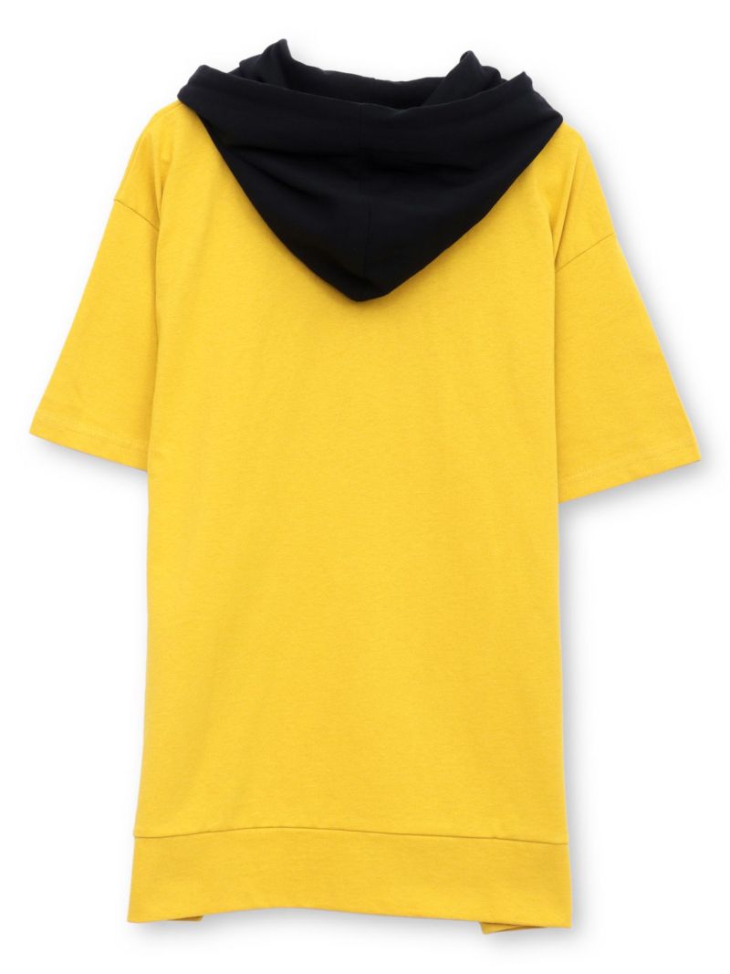 【moz】エルクロゴプリント 半袖Tパーカー〔別注〕