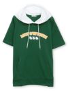 【moz】エルクロゴプリント 半袖Tパーカー〔別注〕