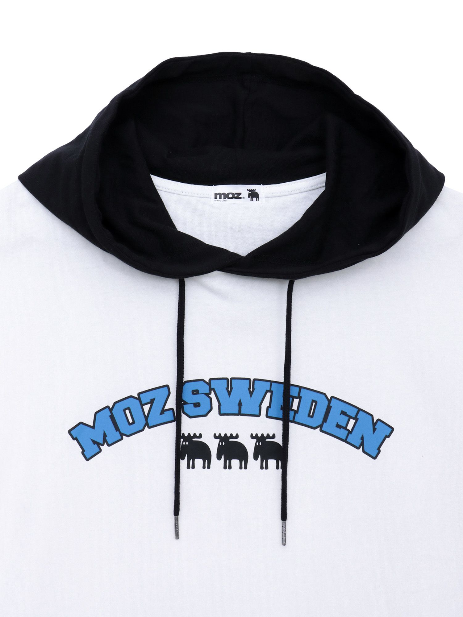 【moz】エルクロゴプリント 半袖Tパーカー〔別注〕